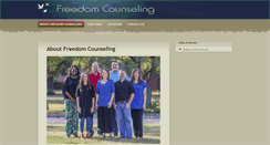 Desktop Screenshot of freedomcounseling.com