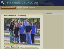 Tablet Screenshot of freedomcounseling.com